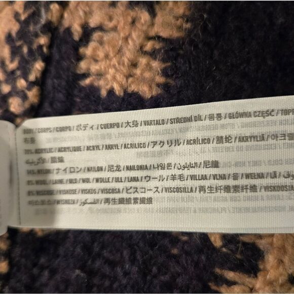 Abercrombie Leopard Open Cardigan Sweater Coat NWOT XSMALL - Picture 9 of 10